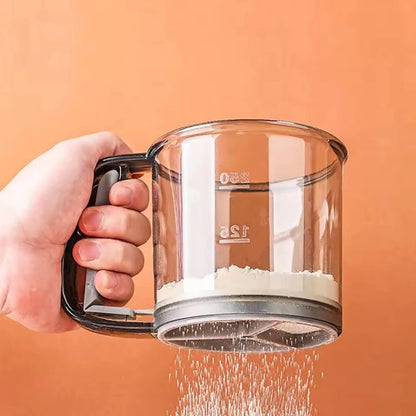Flour sifter cup