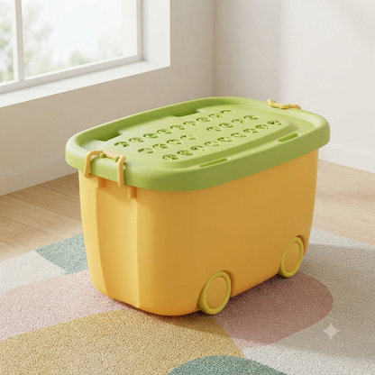 Rolling Plastic Storage Box