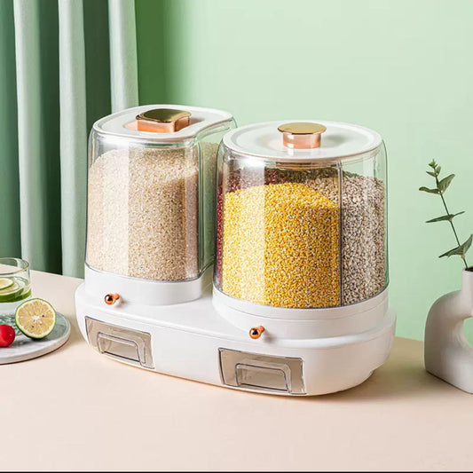 2 in 1 rotating cereal dispenser