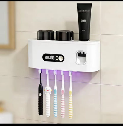 5 Slot Toothbrush Sterilizer and Organizer Holder