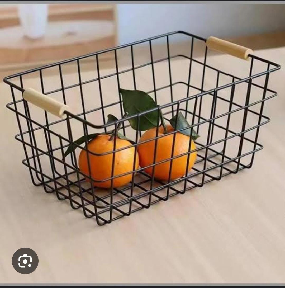 Metallic Storage Basket organizers
