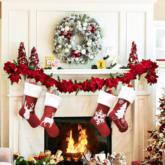 Large Christmas Stocking Socks decor
