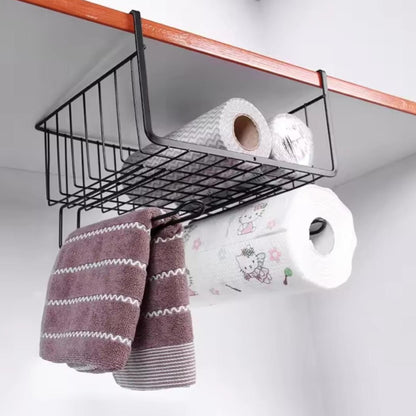 Metallic under shelf rack