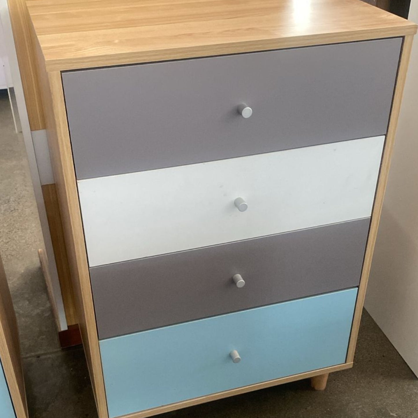 Wooden office chest of drawers