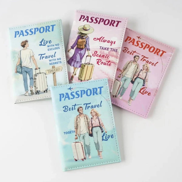 Leather passport holder