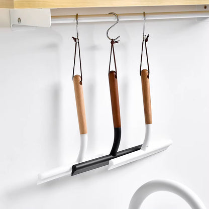 Window Squeegee With Wooden Handle