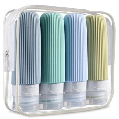 4Pcs 90Ml Colorful Travel Lotion Bottles