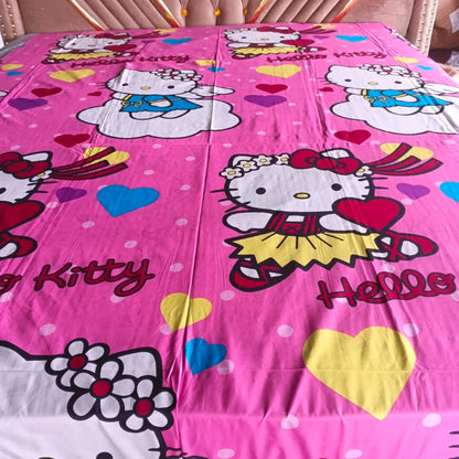 4*6 Cartoon Themed  Bedsheet Set