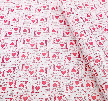 Heart Pattern Love  Wrapping Gift Paper