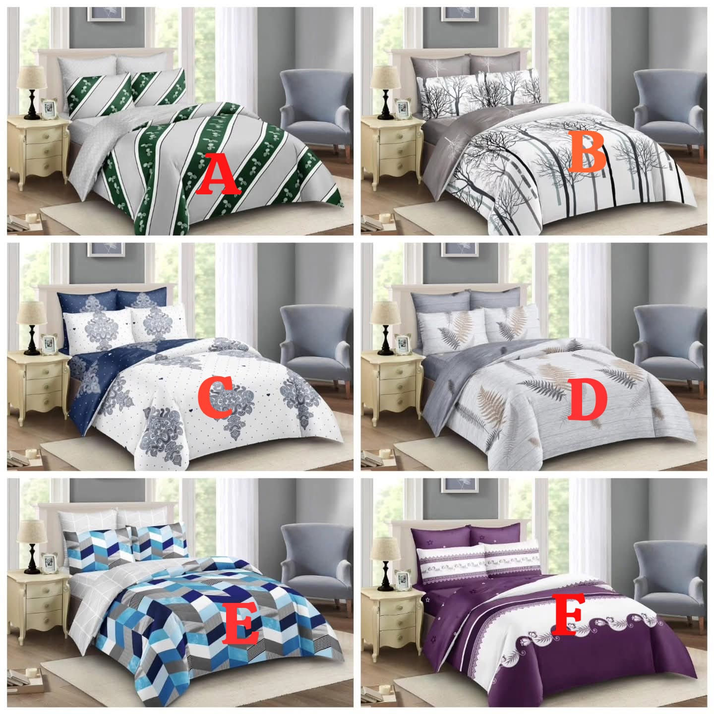 5x6 Binded Duvet Set