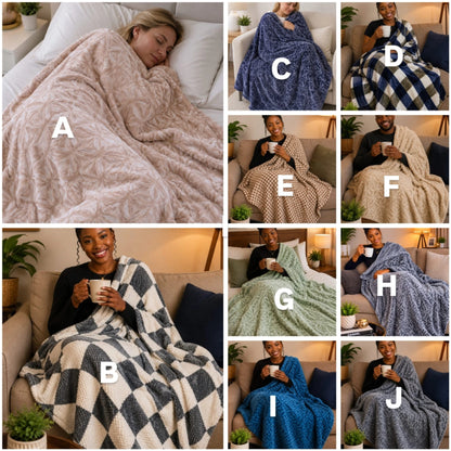 Textured Fleece Blanket