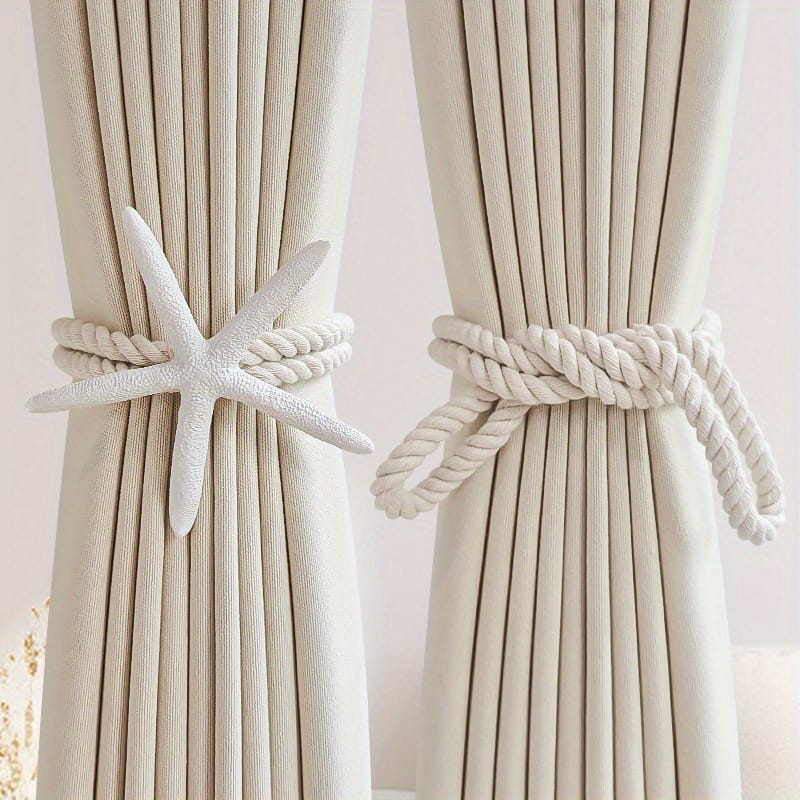 Adjustable Bohemian Curtain Pair Tiebacks