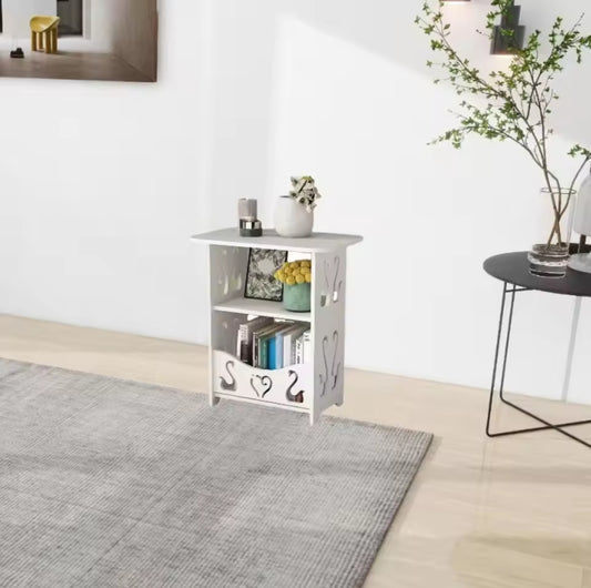 Minimalist modern magazine table