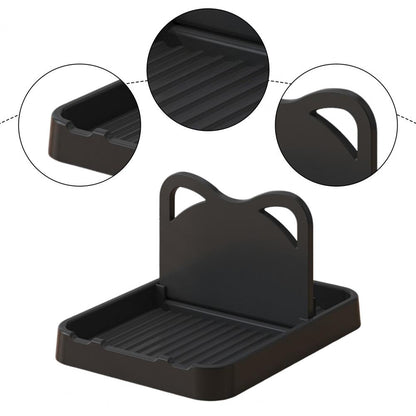 Lid/spoon holder