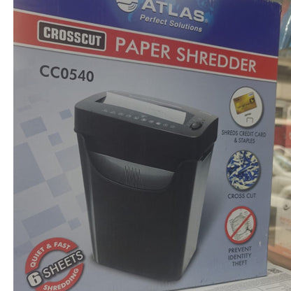 Atlas CC0540 Cross Cut Paper Shredder