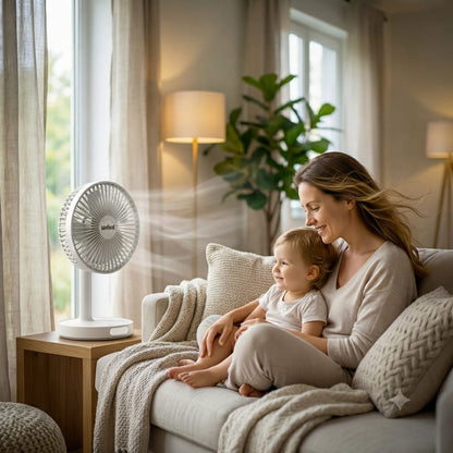 Sanford  Rechargeable  Table Fan with Light SF6667MF