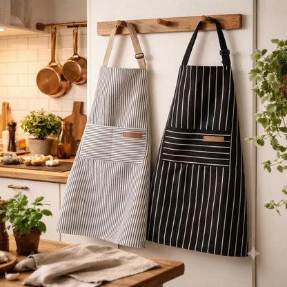 Stripped Kitchen Aprons