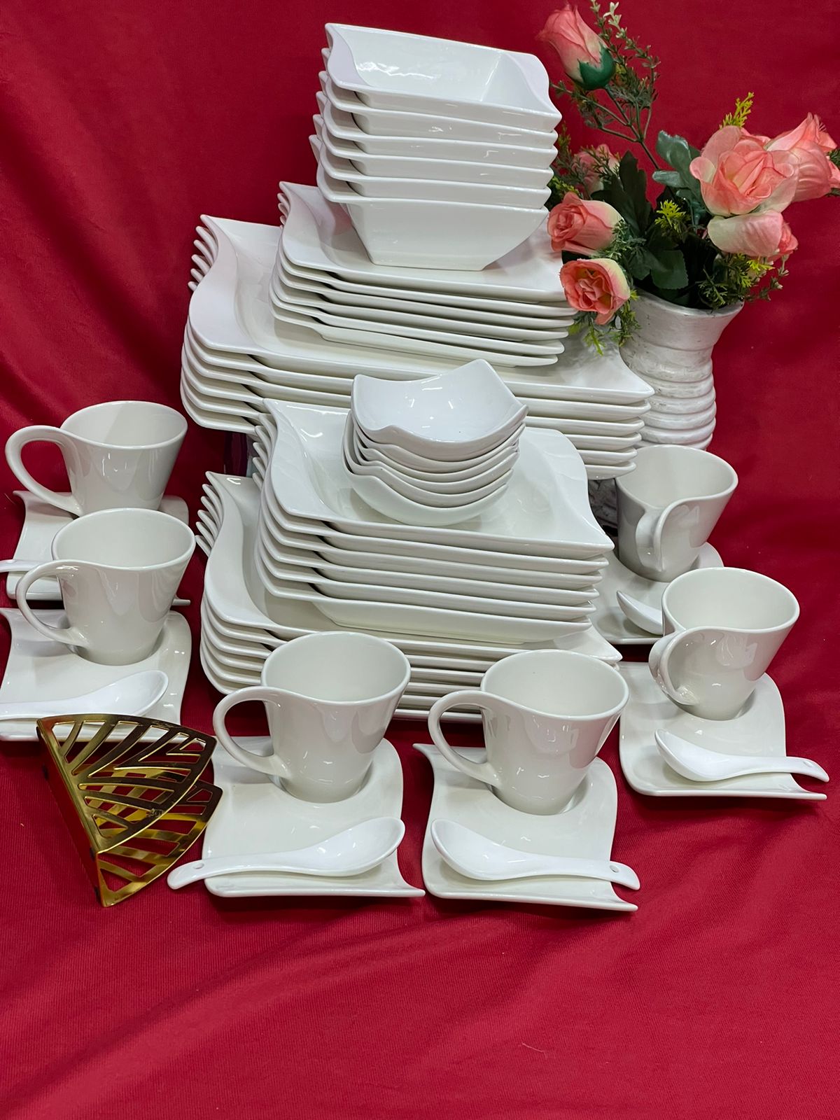 54pc Ceramic dinner set