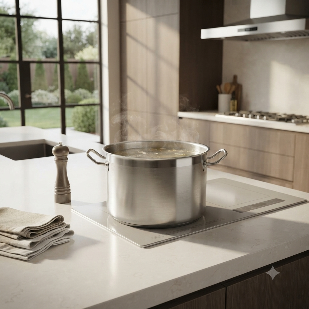 11L Deep Casserole With Lid HMBA553] BA Stockpot