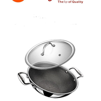 Signature stainless wok pan