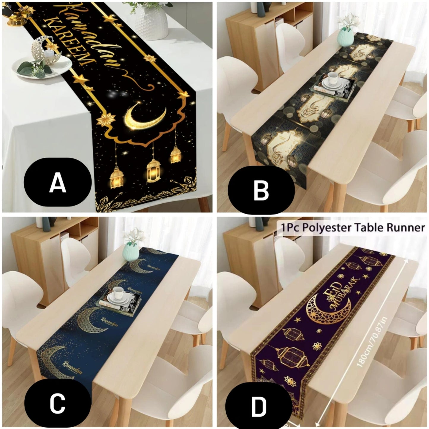 Ramadan and Eid Table Runner