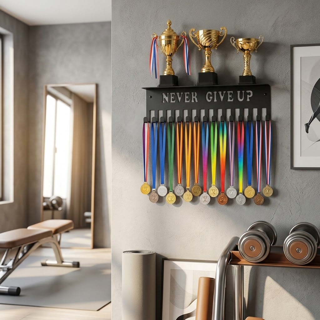 Medal Display Rack and Wall Hanger