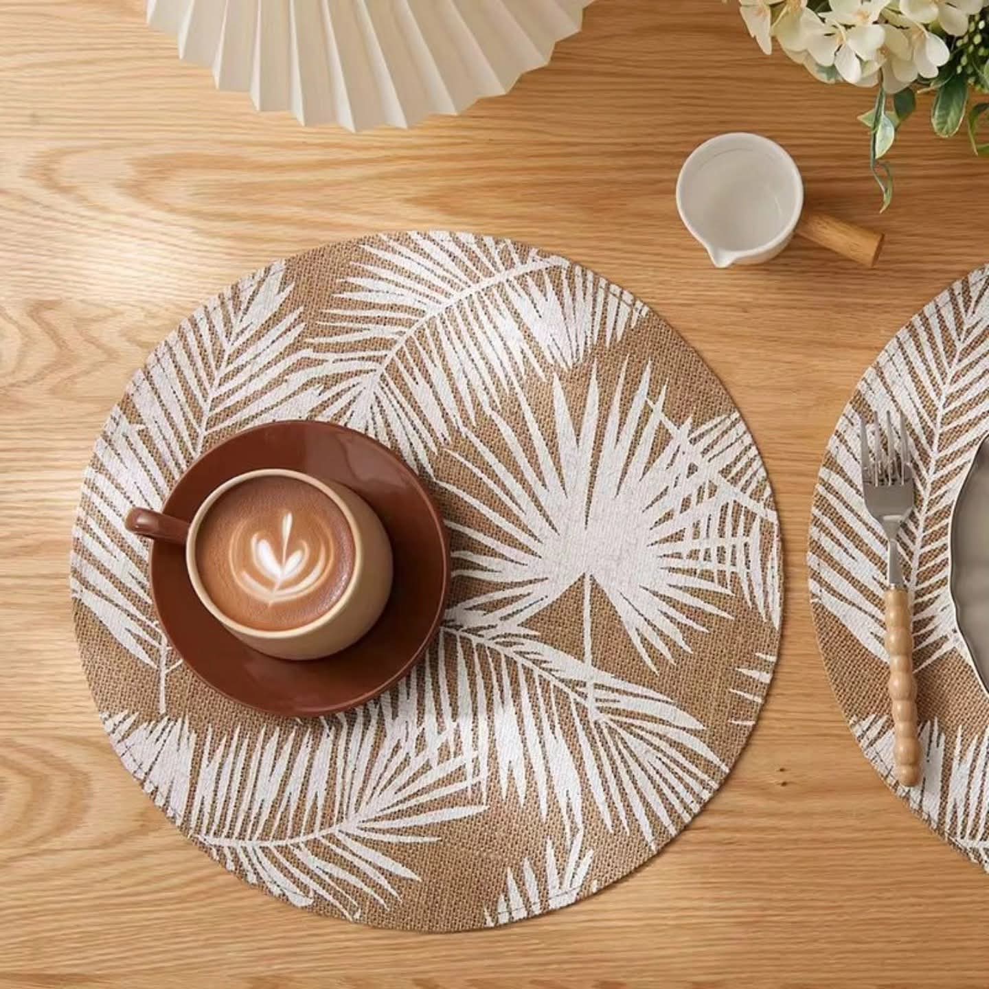 6Pc Round Table Mats 