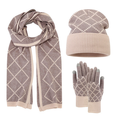 3 in 1 warm winter scarf marvin gloves
