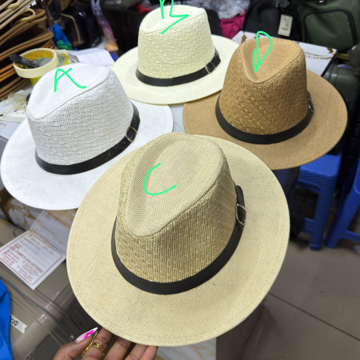 Mens summer hat fedora