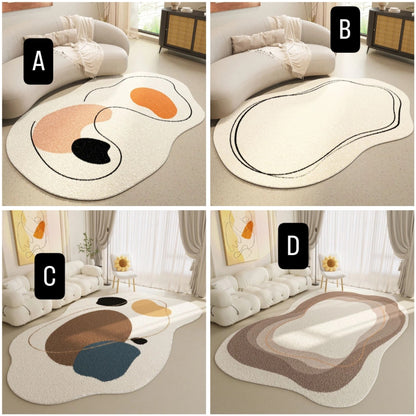 Irregular Abstract Pattern Area Rug