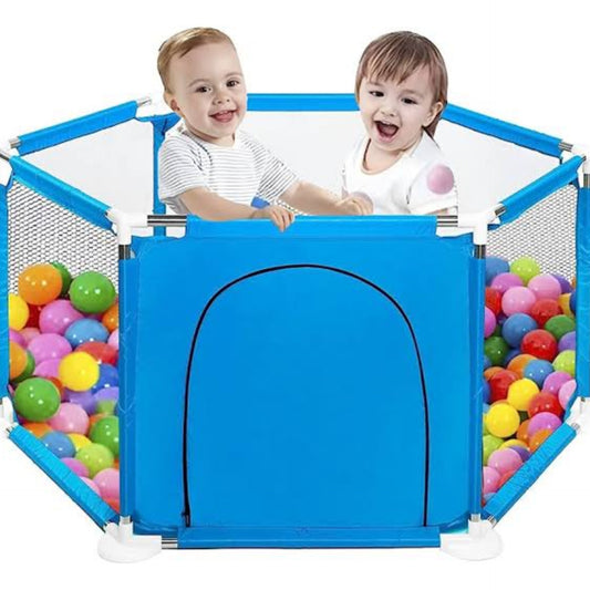 Kids game fence play pen with balls