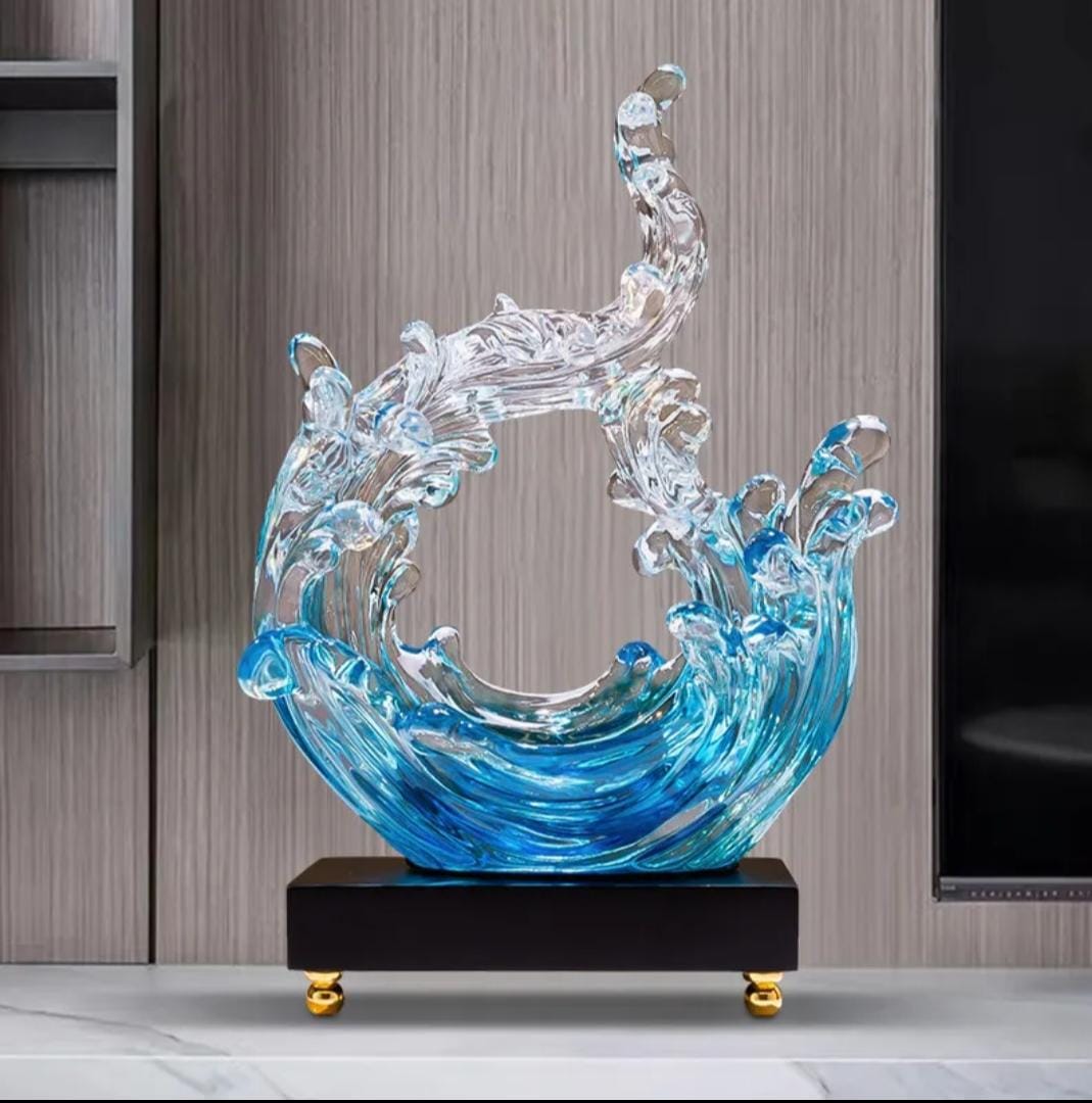 Blue Ocean Decor Sculpture 