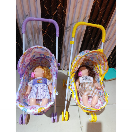 Kids stroller with doll