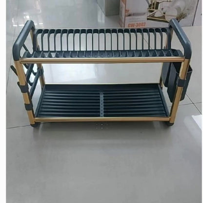 2 Tier Aluminium Dish Drying Rack