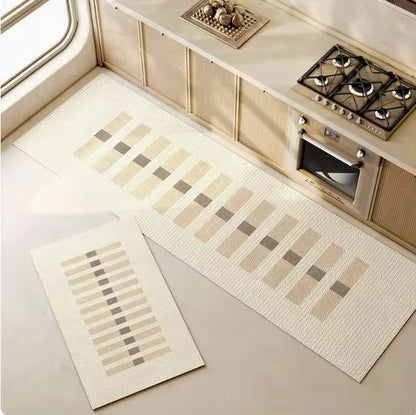 2pc pvc leather kitchen anti-slip mats