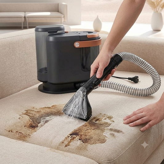 Wet and dry sofa vacuum cleaning machine