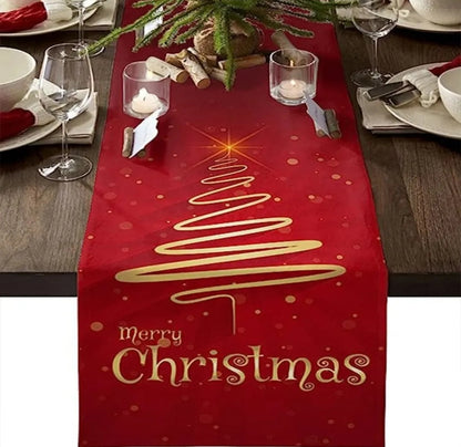 Christmas Table Runner Table  Cloth Xmas Table Cover