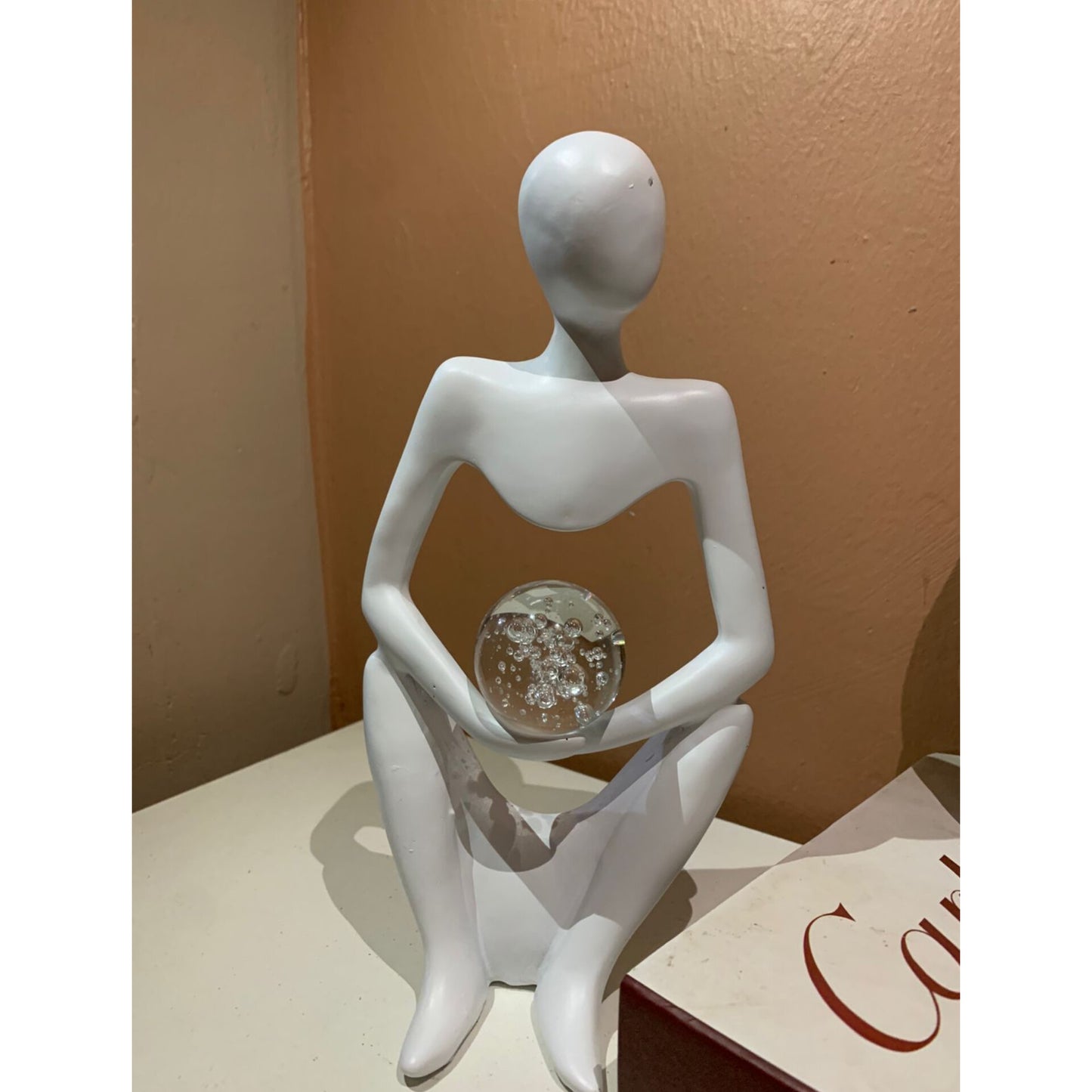 Unbreakable big size home decoration statue yoga character