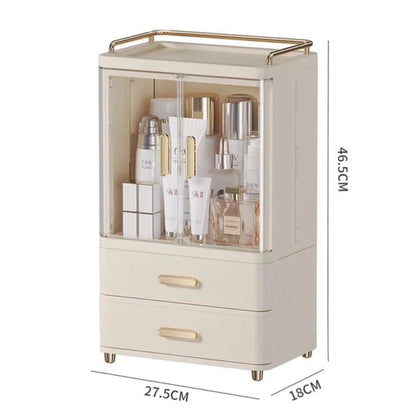 Acrylic Double Drawer Cosmetic Organizer