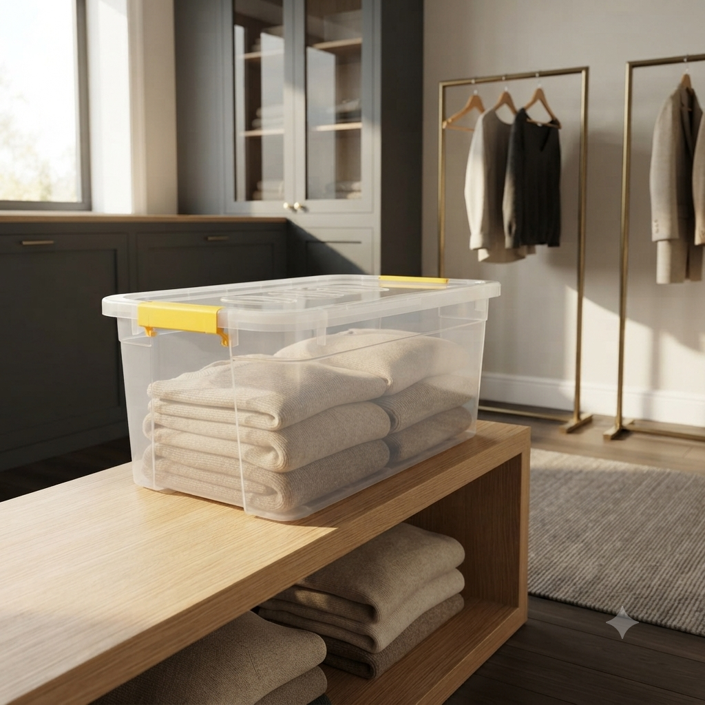 Addis 100L Large Clear Storage Container