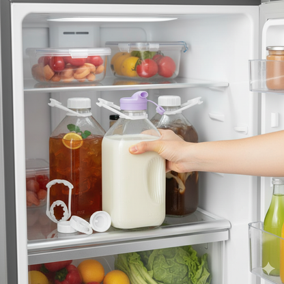 2L Glass Milk Bottle Juice Pitcher