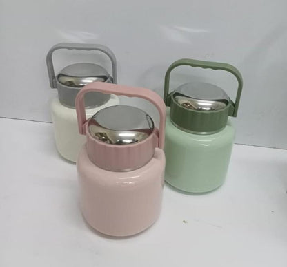 Unbreakable portable insulated thermo food flask