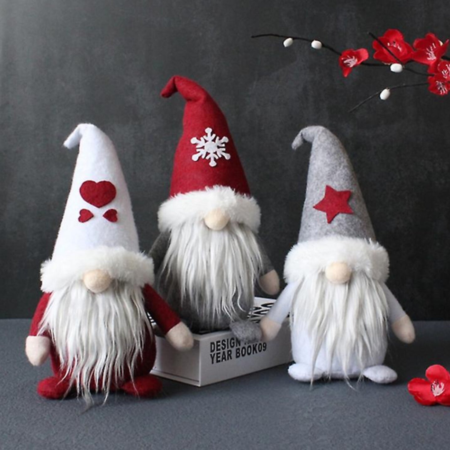 Christmas Santa plush gnome doll