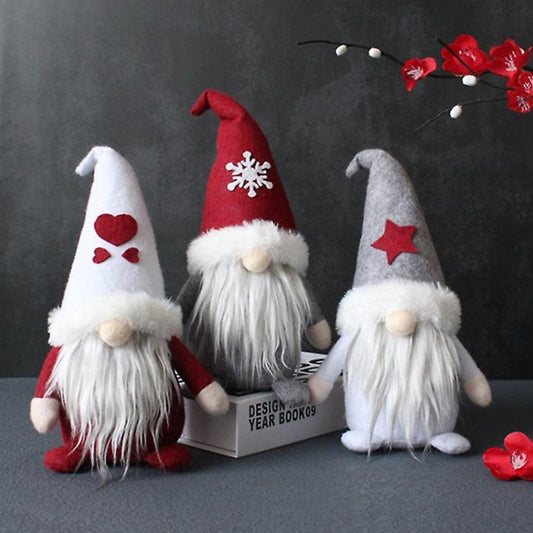 Christmas Santa plush gnome doll