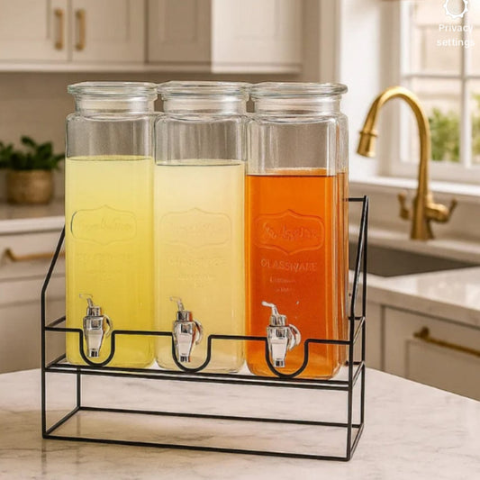 1.6L Triple Glass Juice Dispenser