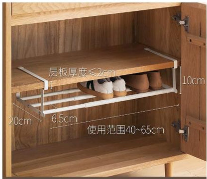 Retractable shoe rack
