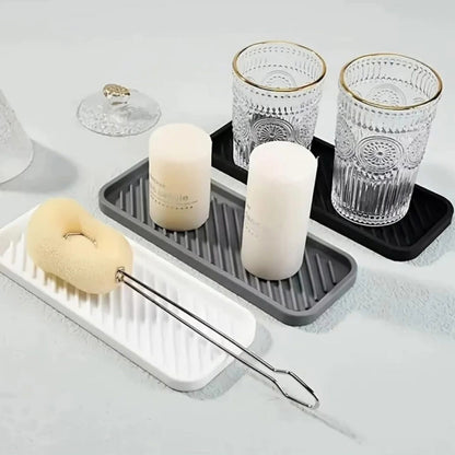 Silicone bath trays