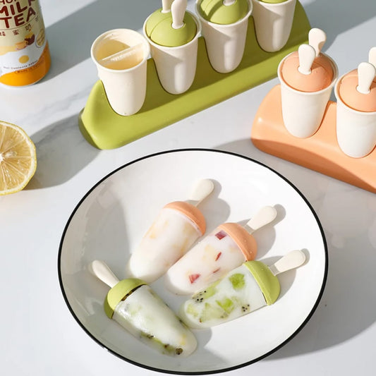 6pc reusable popsicle mold