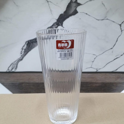 6Pc Ribbed long glasses