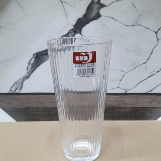 6Pc Ribbed long glasses